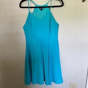 Express Vibrant Blue Mini Dress